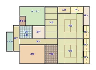r206の間取り図1