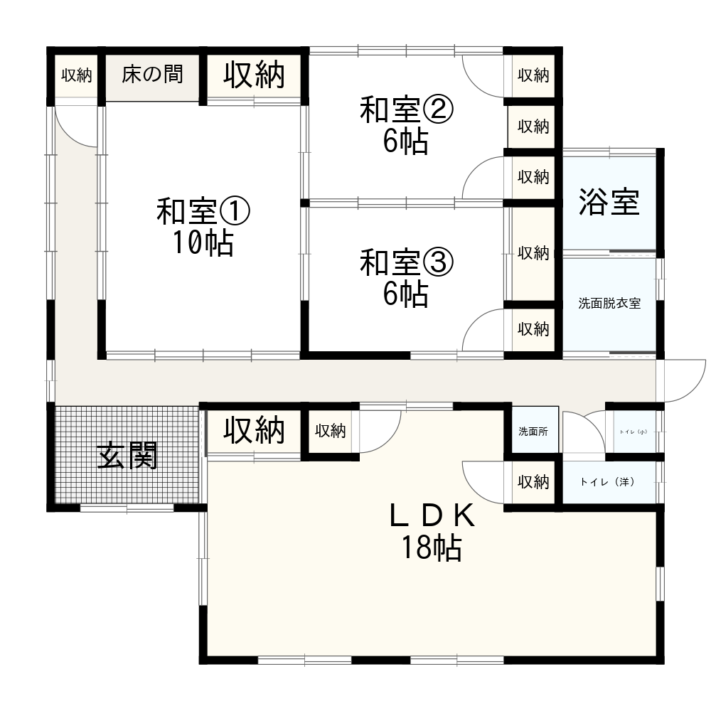 r601の間取り図1