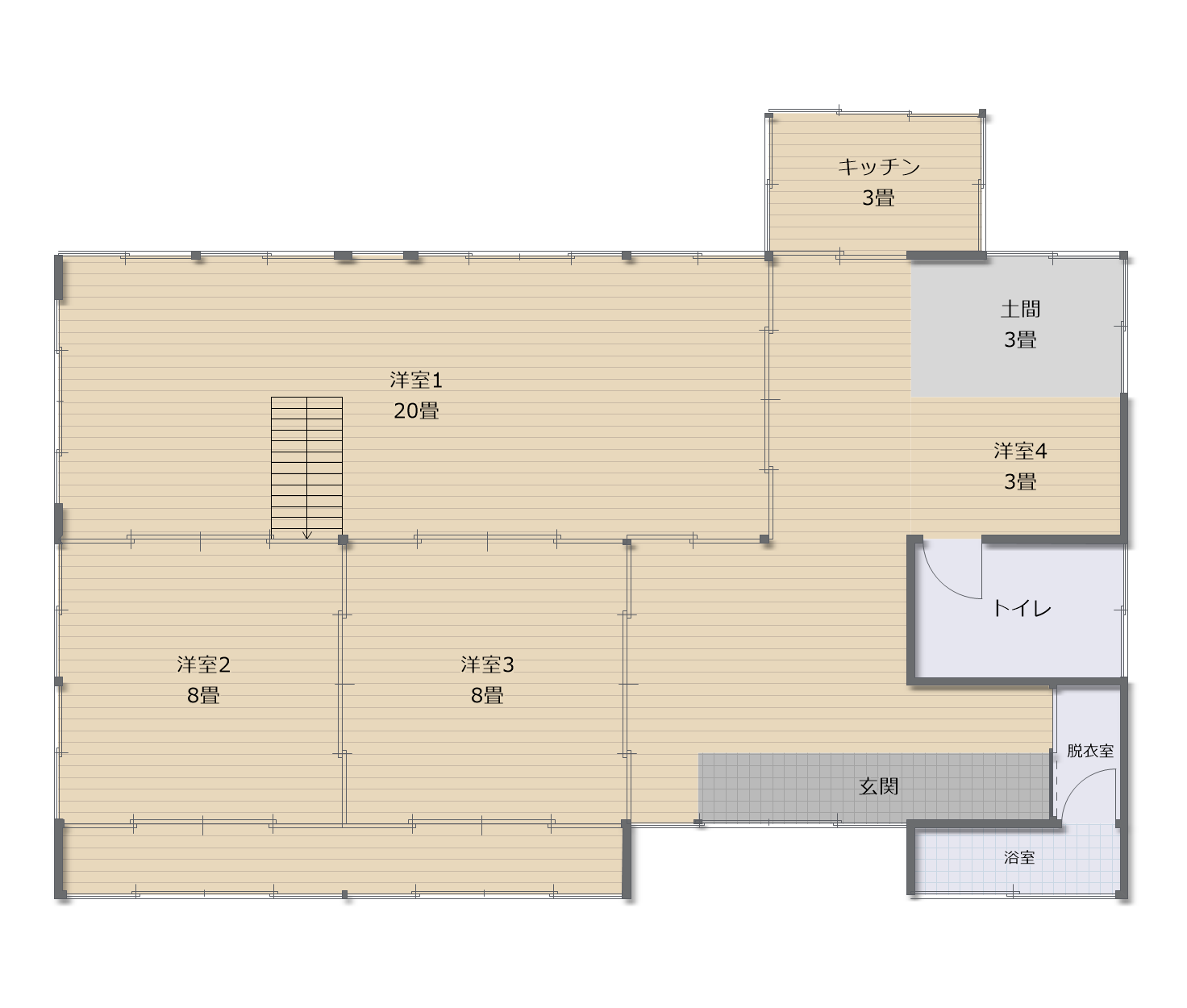 r704の間取り図1